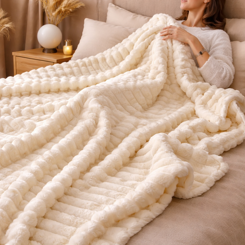 WarmNest™ Ribbed Blanket