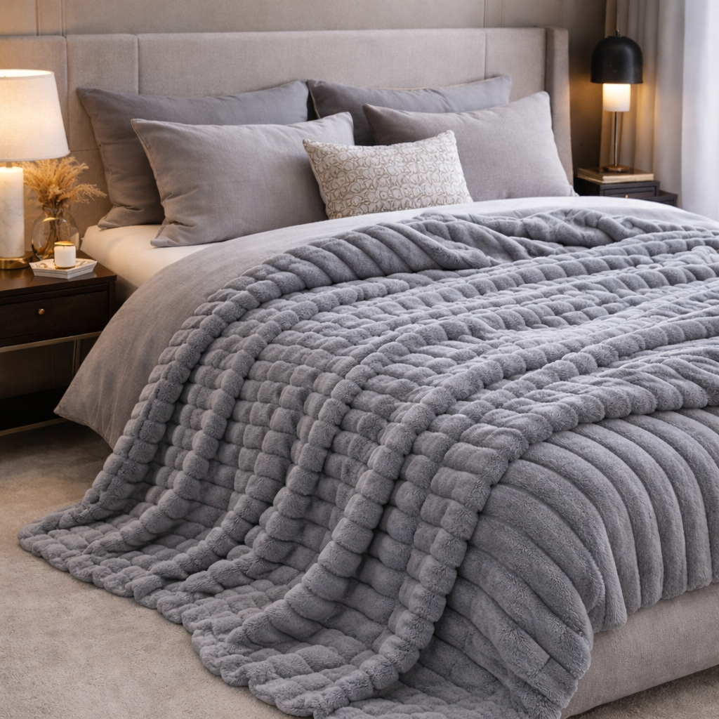 WarmNest™ Ribbed Blanket
